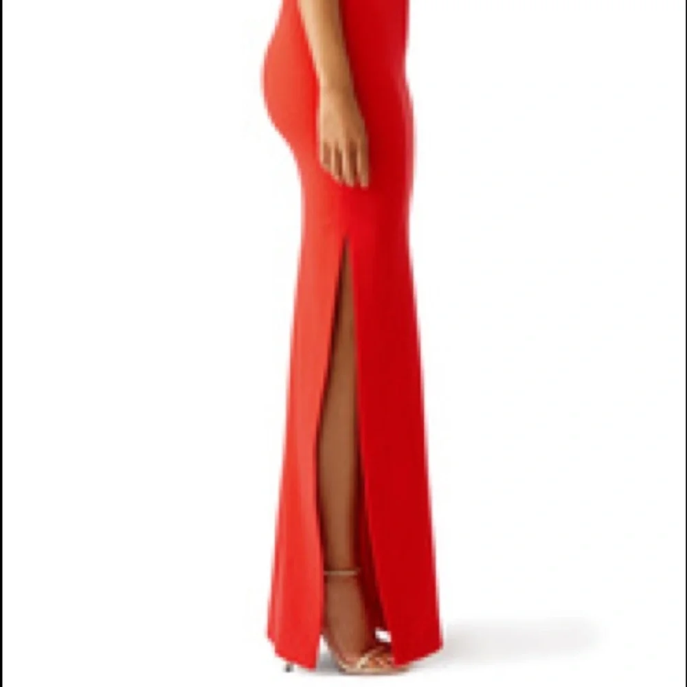 NICHOLAS Red Prom Dress - Picture 2 of 8